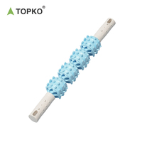 TOPKO Vente en gros logo personnalisé Fitness exercice corps Relax yoga corps pied jambe rouleau muscle bâton de massage