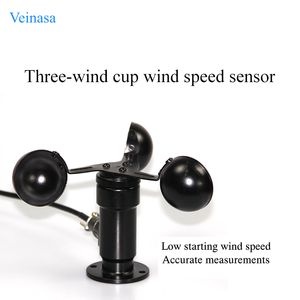 Veinasa-WSS02 맞춤형 디지털 0-32.4 m/s 알루미늄 합금 해양 풍속계 RS485 풍속계 센서 기상 관측소 - Product Image 2