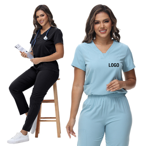 Uniformes <span class=keywords><strong>de</strong></span> Enfermería con Logotipo Personalizado, Tela Suave <span class=keywords><strong>de</strong></span> Alta Calidad, <span class=keywords><strong>Bata</strong></span> Quirúrgica Médica, <span class=keywords><strong>Precio</strong></span> Bajo al por Mayor, Ropa <span class=keywords><strong>de</strong></span> Trabajo para Hospitales - Product Image 1