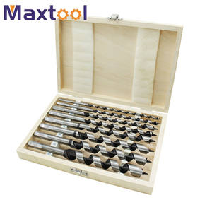 ชุดสว่านเจาะงานไม้ DIY 6ชิ้น/8ชิ้นเครื่องมือเจาะก้านหกเหลี่ยมพร้อมกล่องไม้ปรับแต่งได้ - Product Image 1