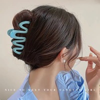 2025 nouveau été gelée couleur carré en plastique acétate cheveux disque décoratif requin pince épingle à cheveux chapeaux filles Style doux tête arrière