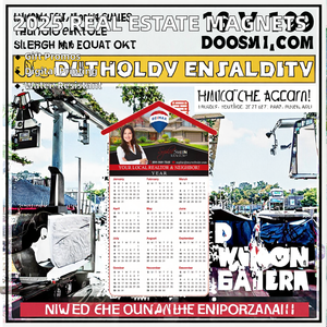 Magneti Promozionali Personalizzati a Forma di Casa per il Settore Immobiliare 2027, Resistenti ai Graffi e Impermeabili - Product Image 2