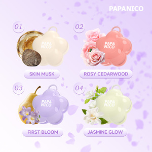 Bálsamo de Perfume Sólido Floral Natural, Bálsamo Corporal en Barra de Larga Duración, Crema Hidratante Vegana, Fragancia Portátil para Mujer - Product Image 5