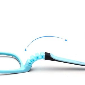 Siêu nhẹ Silicone trẻ em kính quang học Khung dễ thương 4-9 tuổi cận thị kính khung chống ánh sáng màu xanh kính cho trẻ em - Product Image 6