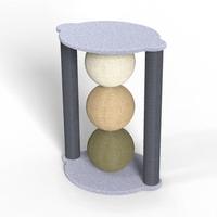 Vente directe fabricant : Jouets pour chat de haute qualité, écologiques, en gros, griffoirs durables en bois, tapis en sisal et papier.
