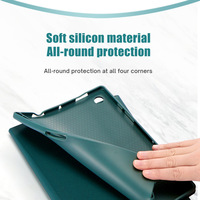 Casing Keyboard Mouse Tablet Portabel 3-in-1 Baru, Desain Nirkabel Scissor Switch, Dukungan Multi-sudut, Pengisian Cepat