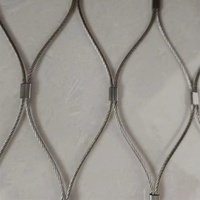 Filet de sécurité en treillis métallique en acier inoxydable anti-chute à haute altitude Filet de protection pour aire de jeux de jardin et escalier