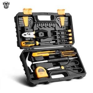 DEKO DKMT62 General Hộ Gia Đình Tool Set 62 Cái Cơ Khí Hand Tool Kit Ổ Cắm Hammer Kìm Công Cụ Trường Hợp Xách Tay