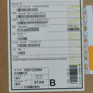 New gốc ciscos Cata lyst 2960-x và 2960-xr loạt thiết bị chuyển mạch 48 Cổng Poe 10/100/1000 4x1G SFP chuyển đổi WS-C2960X-48TS-L - Product Image 1