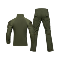 En Stock Uniforme Tactique de Combat Chemise et Pantalon avec Coudières et Genouillères Équipement Tactique TC6535 Couleurs Camouflage