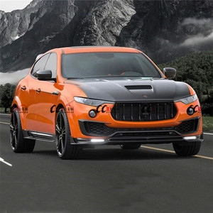 Kit de cuerpo de fibra de carbono para <span class=keywords><strong>Maserati</strong></span>, alerón delantero, difusor trasero y faldas laterales para <span class=keywords><strong>Maserati</strong></span> <span class=keywords><strong>Levante</strong></span> Facelift - Product Image 1