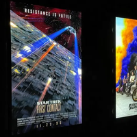 Affichage mural de cinéma, boîte à lumière rétroéclairée, cadre d'affiche d'éclairage Led promotionnel de film
