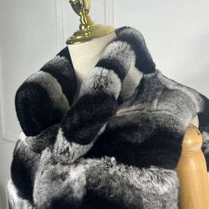 <span class=keywords><strong>Gilet</strong></span> en fourrure de <span class=keywords><strong>lapin</strong></span> à la mode en gros <span class=keywords><strong>Gilet</strong></span> en fourrure pour femmes manteau <span class=keywords><strong>sans</strong></span> manches hiver Rex teint Chinchilla <span class=keywords><strong>gilet</strong></span> en fourrure véritable - Product Image 3