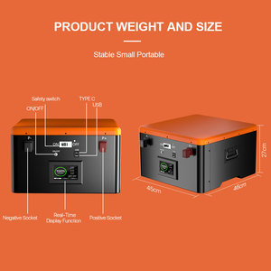 กล่องแบตเตอรี่ Lifepo4 12V 24V 280ah พร้อม BMS แบบกล่อง JK  พร้อมพอร์ต USB กล่องแบตเตอรี่ DIY 280ah แบบแนวตั้ง - Product Image 1
