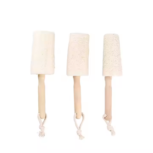 Brosse à bouteille en éponge naturelle de loofah avec manche en bois, pour la vaisselle de cuisine et les articles de toilette - Product Image 6