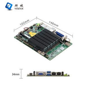เมนบอร์ดอุตสาหกรรม Yentek Mini ITX 148x102 มม. Celeron J6412 รองรับเครือข่ายคู่ 6 SATA DDR4 ช่องเดียว - Product Image 1