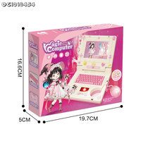 Regalos DE DESARROLLO Juguetes de Aprendizaje Temprano Juguetes Montessori para niños Stem Learning Computadora educativa Mini computadora portátil para niñas con música