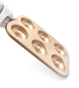 Molde para Donas de Acero al Carbono para Alimentos para Bebés/Pasteles/Gelatina, Molde Antiadherente para Hornear Muffins para la Cocina, para Hornear en la Hora del Té - Product Image 6