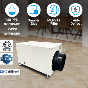 Distributor Wanted Factory Price OEM ODM 115V 70 PPD-140 PPD R32 HVAC Whole Home Whole House <b>Dehumidifier</b> 110V - Product Image 4