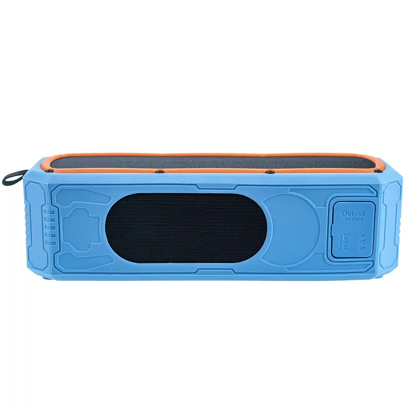 태양 전원 스피커 T62 블루 치아 무선 휴대용 사이클링 Boombox LED 야간 조명 여행 전문 확성기 스피커