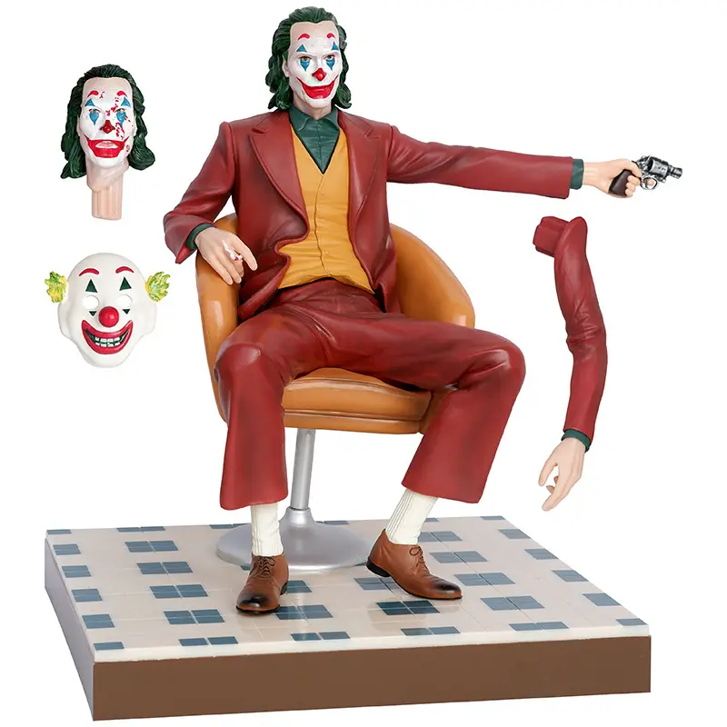 Xm 27.5Cm Figuras De Film Heathcliff Ledger Clown Figuur Masker Zit Model Pvc Speelgoed