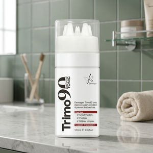 Dermagen Trimo90 Tonique capillaire à base de plantes, spray capillaire liquide 120 ml, soin du cuir chevelu, renforcement, nutrition, complexe de biotine et de vitamines - Product Image 2