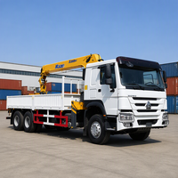 Grue mobile télescopique multi-étages à moteur diesel pour travaux en hauteur commerciale