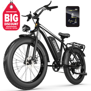 Fonte all'ingrosso della fabbrica da 26 pollici <span class=keywords><strong>bicicletta</strong></span> <span class=keywords><strong>elettrica</strong></span> per adulti potente motore 48V E-Bike <span class=keywords><strong>con</strong></span> mozzo posteriore bici elettriche - Product Image 1