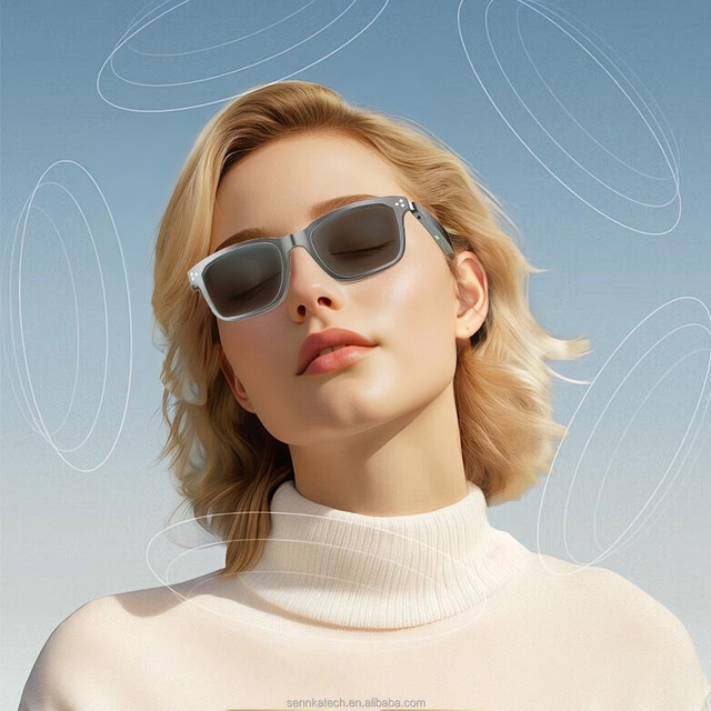 Flagship Ai-Powered Functions Smart Glasses Intelligent Wireless Sunglasses with Ai Real-time Interpretation Earbuds