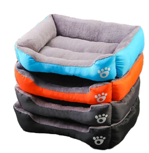 Luxus-Haustier bett für Hunde und Katzen Solides Rechteck-Plüsch kissen Wasch bar Komfortable und nachhaltige Fabrik förderung - Product Image 2