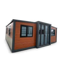 Maison conteneur de luxe personnalisée, extensible et pliable, fabriquée en Chine, 20ft 30FT 40FT, maisons préfabriquées avec chambre, mini-maison pliable
