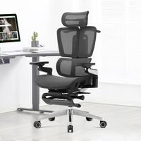 Guangzhou Chaise de bureau exécutive ergonomique Chaise de bureau en maille avec repose-pieds Tables de bureau et Tables Meubles Silla Oficina