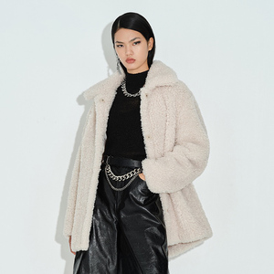 <span class=keywords><strong>Cardigan</strong></span> invernale da <span class=keywords><strong>donna</strong></span> con Trench caldo elegante da <span class=keywords><strong>donna</strong></span> con pelliccia <span class=keywords><strong>giallo</strong></span> agnello caldo cappotto in pelliccia sintetica rosa - Product Image 1