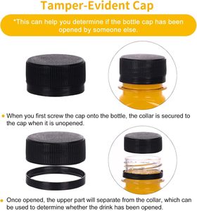 China Manufacture 2oz 60ml 100ml Juice <b>Bottles</b> <b>Plastic</b> French Square Shot <b>Bottle</b> for Lemon Apple Orange Juice - Product Image 5