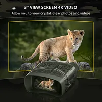 NV4000 Jumelles de vision nocturne 4K 36MP ultra-claires avec écran de surveillance infrarouge nocturne pour la détection en extérieur