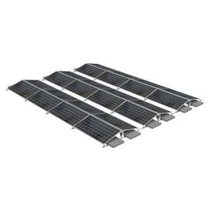 Système de panneaux solaires à toit plat lestés en alliage d'aluminium certifié TUV, supports au sol en plastique pour panneaux solaires, supports de montage pour cour - Product Image 4