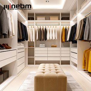 Hot Sale Modern Bedroom Armoire Wood Wardrobe with <strong>Big</strong> <strong>Closet</strong> Organizer Drawer - Product Image 4