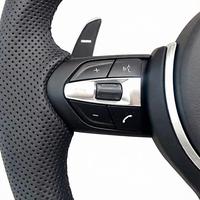 Volant sport M Performance entièrement en cuir avec palettes de changement de vitesse compatible avec BMW F20 F34 F15 F25 Série 3 Série 5 X1 X3 X5