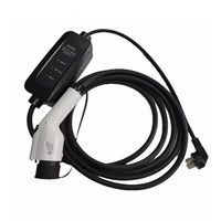Station de recharge portable pour véhicule électrique de type 2, pour usage domestique, 16A, chargeur domestique pour véhicule électrique