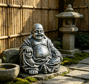 <span class=keywords><strong>Buddha</strong></span> Sorridente Decorativo <span class=keywords><strong>da</strong></span> <span class=keywords><strong>Giardino</strong></span> in Fiberstone al Miglior Prezzo - Product Image 2