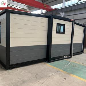 Bureau en conteneur extensible avec double ailes Certifié CE Camp de chantier modulaire préfabriqué - Product Image 4