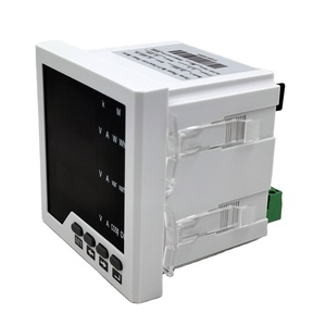 96*96 LCD Display Digital Panel Mount Three Phase Multifunction Electrical Power Meter with rs485