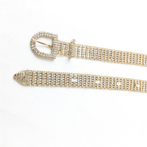 Delle donne di Paillettes Luccicanti Glitter Grande Accessorio per la Moda Casual e Formale di Usura Delle Signore Cintura Pin - Product Image 5