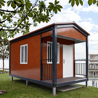 Casas Contenedor Móviles de Acero Desmontables de Ensamblaje Rápido con Techos Puntiagudos para Uso en Escuelas, Dormitorios, Hoteles y Almacenes