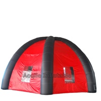 Tente gonflable scellée par air durable de camping de décoration de partie de tente d'igloo