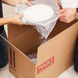 Autocollants amovibles lavables imprimés en usine, étiquettes électrostatiques en rouleau, ruban d'avertissement fragile pour <span class=keywords><strong>l</strong></span>'expédition de marchandises fragiles, dossiers - Product Image 1