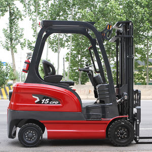 מלגזה חשמלית רב תכליתית למחסן 2.5 טון עם משקל נגד, מלגזה עם סוללה להעמסה ופריקה של מטענים, בעלת תקני CE ו-ISO - Product Image 3