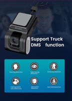 Caméra embarquée tout-en-un AI 4G pour flotte avec ADAS, DMS, suivi en temps réel, enregistreur vidéo HD 1080P, double objectif, GPS intégré, système multi-alarmes SOS