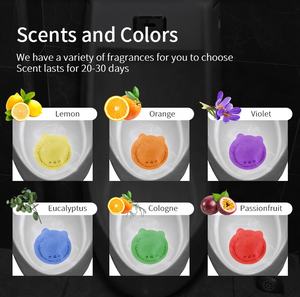 Alfombrilla de pantalla respetuosa con el medio ambiente, desodorante de pantalla de urinario antisalpicaduras, pantalla de urinario de inodoro para hombres con bloque - Product Image 6