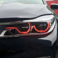 Placa LED DRL de Repuesto OEM, Plug and Play, Sin Codificación, DRL Amarillo para BMW Serie 7 G11 G12 Pre-LCI, Faro LED Adaptativo
